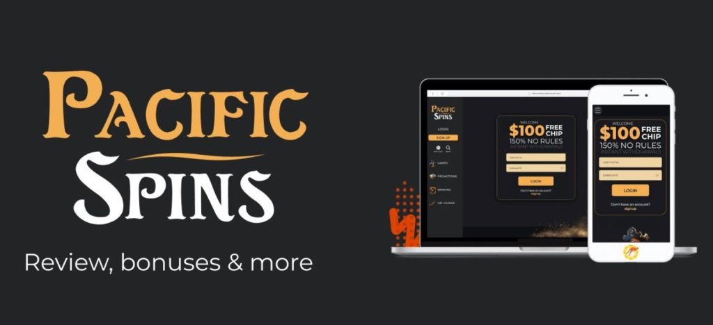 Pacific Spins Casino login 1